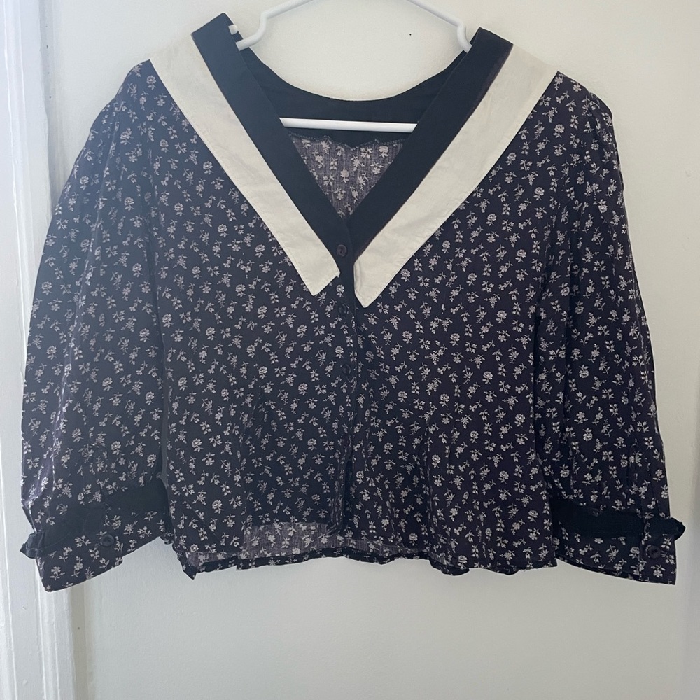 90s Le Chateau Prairie Sailor top